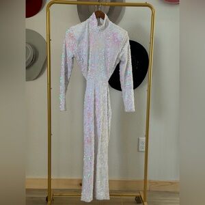 JLUXLABEL White Long Sleeve Dress